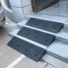 2x Kerb Ramps Heavy Duty Mobility Access Wheelchair Car Truck Caravan Curb H11cm