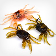 3PCS Crab Soft Lure Silicone Bait 13cm/32g Silicone Ice Fishing Lure Tackle