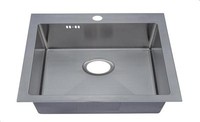 Handmade 1 Bowl Satin Stainless Steel Inset Kitchen Sink 56 X 50cm Ds026-1 Handmade 1 Bowl Satin Stainless Steel Inset Kitchen Sink 56 X 50cm Ds026-1