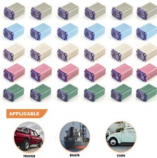 30Pcs Slow Blow Micro Cartridge Fuse Assortment 15A-40A MCASE, FMM Type Fuses