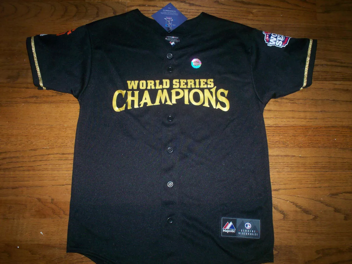 SERGIO ROMO SAN FRANCISCO GIANTS MLB MAJESTIC WORLD SERIES CHAMPIONS KIDS  JERSEY