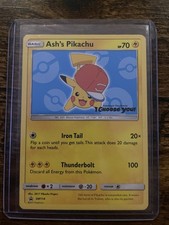 NM Pokemon ASH'S PIKACHU Card BLACK STAR PROMO Set SM114 I Choose You Movie#1 on eBay