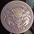 One solid silver Crab Rollo 999 fine silver round from Reckless Metals # 150
