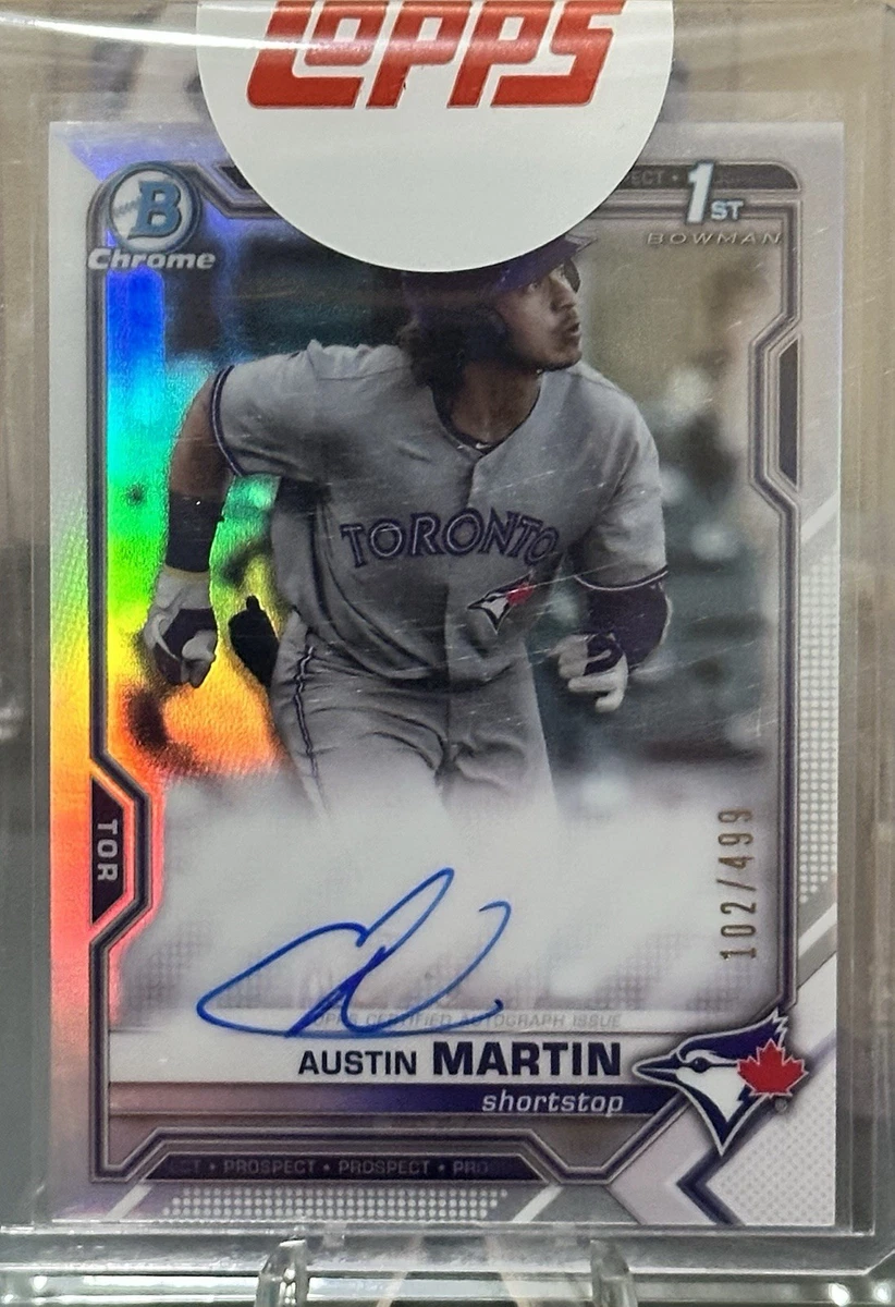 Bowman Toronto Blue Jays Baseball Autographed Sports Trading Cards