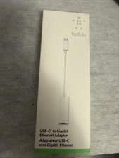 Belkin USB-C to Gigabit Ethernet Adapter - White