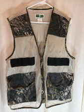 Vtg Game Hunter Mens Size XL/XXL 46-50 Camo Mesh Hunting Vest Bird Duck Hunting