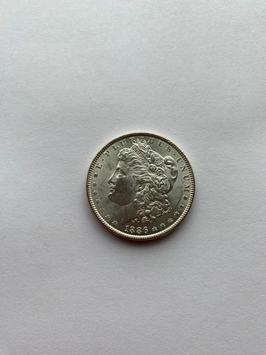 1886  Morgan Silver Dollar, BU beautiful coin