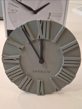 Newgate 6" (15cm) Desk Clock Chelsea Posh Grey RRP £30