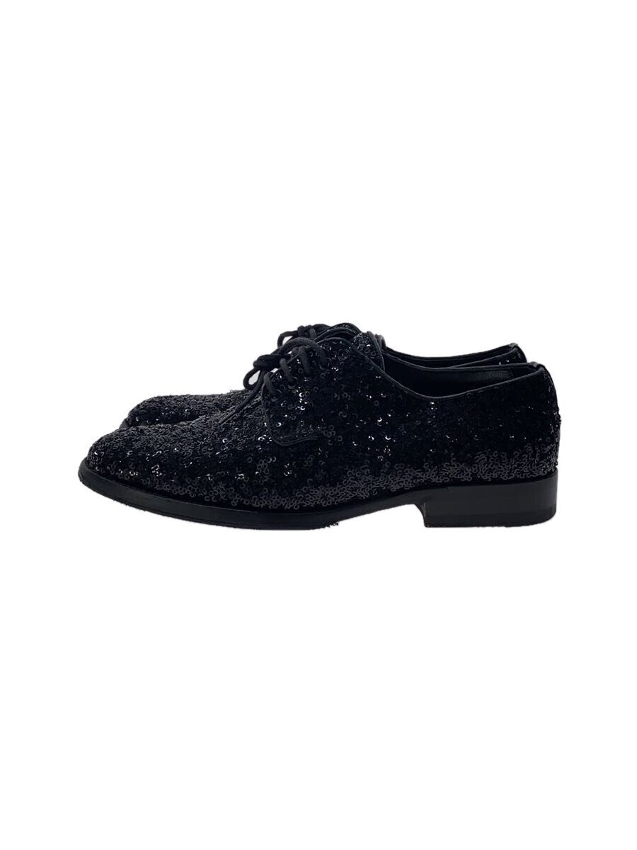 Saint Laurent Black Sequin Dress Shoes Size 36 Style 448915