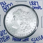 1887 BU UNCIRCULATED MORGAN SILVER DOLLAR AUTHENTIC U.S. MINT FREE SHIPPING 5416