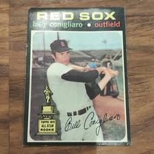 Topps 1970 Billy Conigliaro Boston Red Sox #114 All-Star Rookie Card. rookie card picture