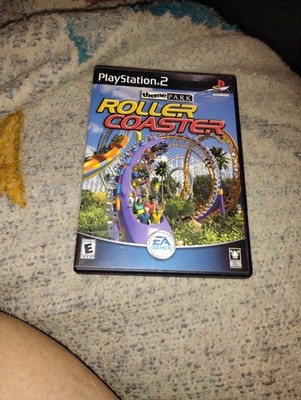 Theme Park Roller Coaster PS2 Sony PlayStation 2, 2000 Build & Ride Custom