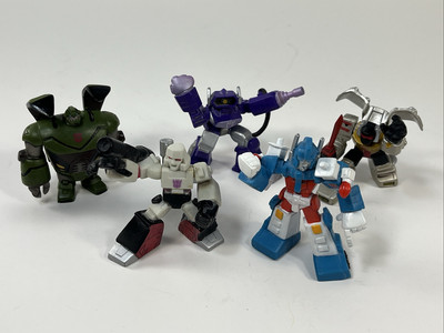 Transformers Robot Heroes Mini Figures Bulkhead Ultra Magnus Megatron Grimlock