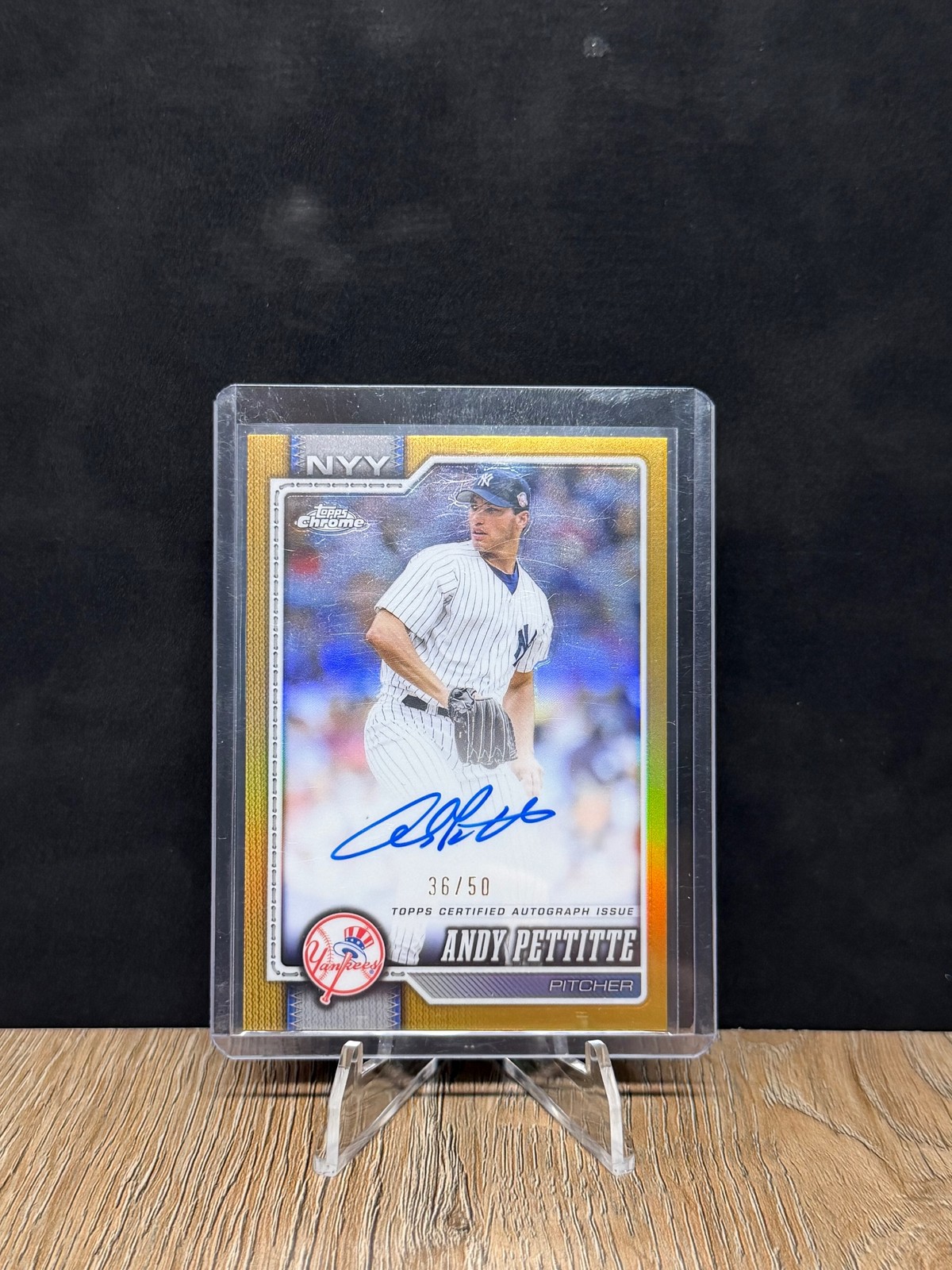 2026 Topps Chrome Andy Pettitte Chrome Legends Autographs #/50