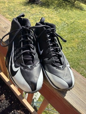 Nike 318977-011 Air Speed Nubby Turf Black White Sneakers Men's US Size 13.5