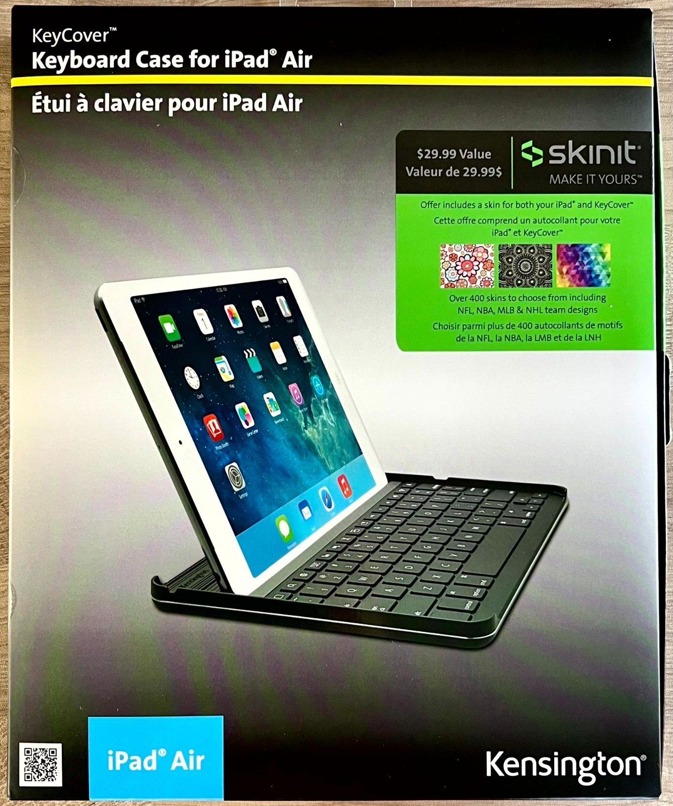 Kensington KeyCover Keyboard Case for iPad Air (New - Black)