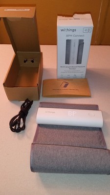 Withings BPM Connect Digital Blood Pressure Heart Rate Monitor - White Open Box