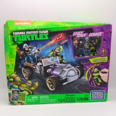 Teenage Mutant Ninja Turtles Donnie Turtle Racer Mega Bloks Casey Jones TMNT