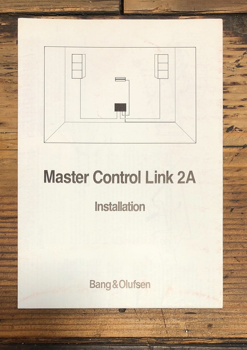 Bang Olufsen Master Control Link 2A Remote Owners / User Manual *Original* #2