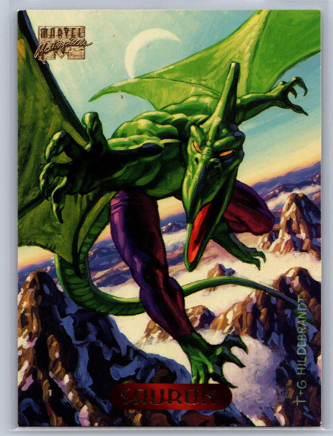1994 Fleer Marvel Masterpieces Hildebrandt Brothers #103 Sauron