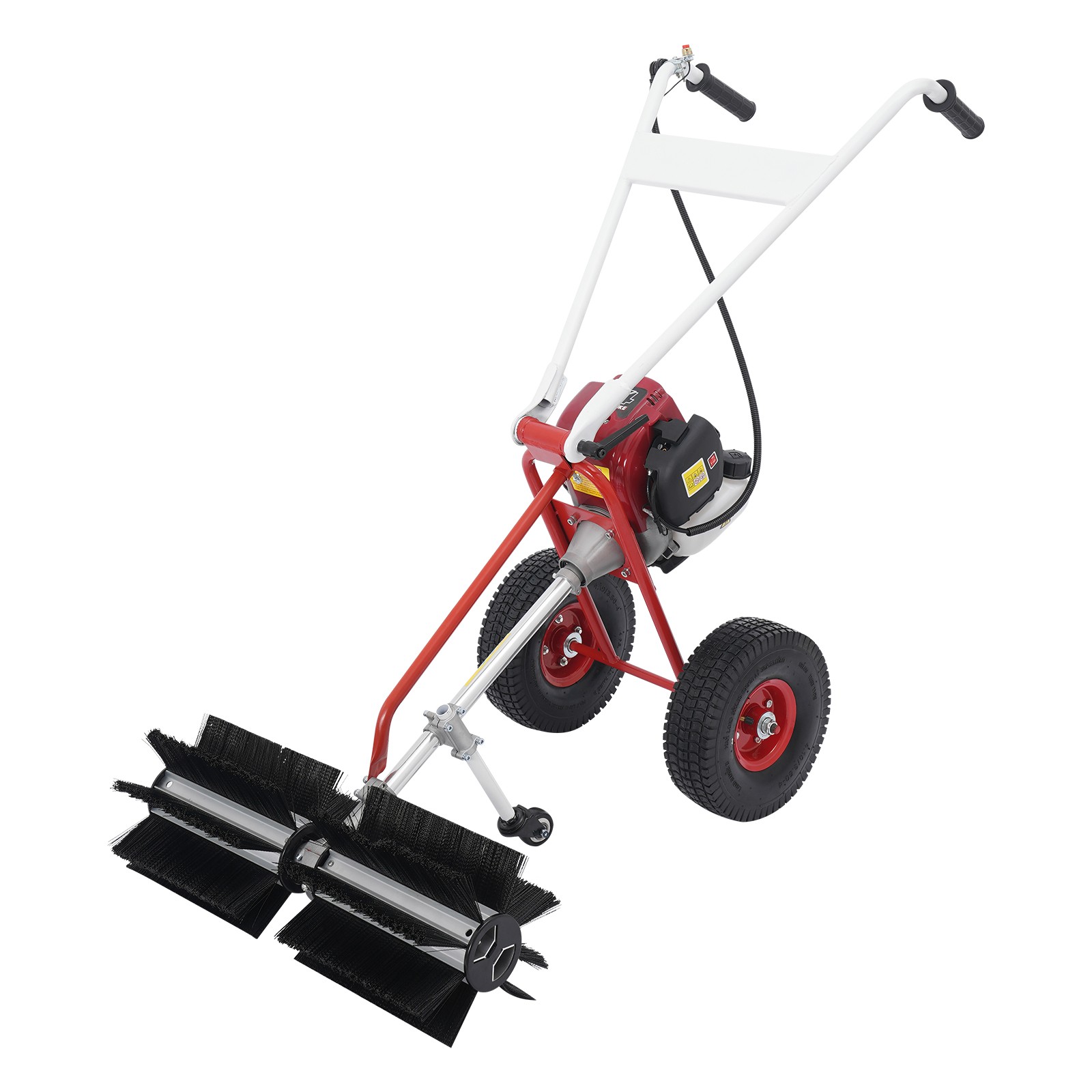 4-stroke Gasoline Walk-behind Hand Push Floor Sweeper Rolling Bar Brush