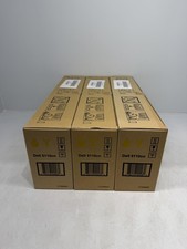 Lot of 3 Dell 5110cn High Capacity Yellow Cartridges