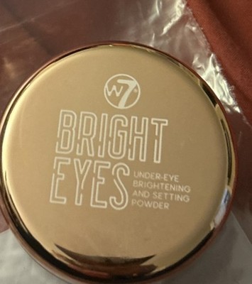 W7 Bright Eyes Setting Powder, Under Eye Brightening Powder NEW