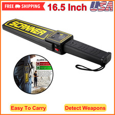 Metal Detector Wand - Handheld Wand, Metal Detector, High-Sensitivity Accuracy