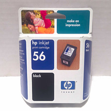 HP 56 Genuine/Original Black Inkjet Ink Cartridge for HP Printers