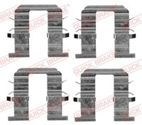 ZubehöRsatz Scheibenbremsbelag Quick Brake 109-1746 FüR Micra Hyundai PA Picanto