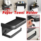 Wall Mounted Bathroom Paper Towel Holder Roll Hand Towel Rack for Easy Access