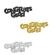 Beistle Jumbo Congrats Grad Fanci-Fetti - Graduation | Party Supply