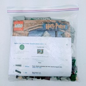 Lego 4707, Hagrid&rsquo;s Hut, Harry Potter, 100% Complete w/Minifigs & Manual, No box