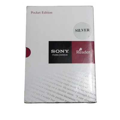 Brand New Sony PRS-300/SC Pocket Edition eBook Reader Silver Factory Sealed