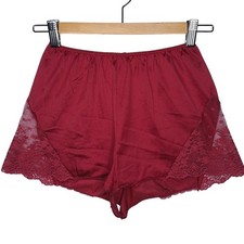 Vintage 70s Vanity Fair Lace Knickers Shorts 5 Antron III Nylon Granny High Rise