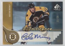2005-06 SP Game Used Edition SIGnificance Gold 21/25 Glen Murray #S-GM Auto 0uj7