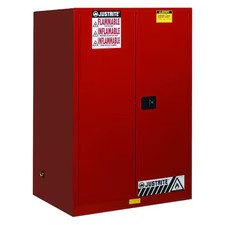 Justrite 899071 Hazardous Material Storage Cabinet, 60 Gal (2 X 30 Gal Drums),