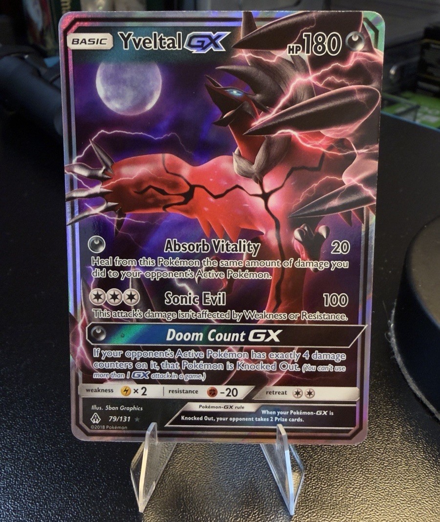 Yveltal GX 79/131  Pokémon Forbidden Light Ultra Rare