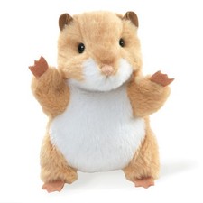Folkmanis Puppets Hamster Finger Puppet