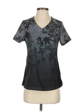 Citron Santa Monica Collection Women Gray Active T-Shirt XXS