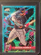2025 Topps Cosmic Chrome Michael Harris II 146 Aqua Equinox Refractor /199