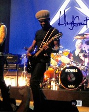 Lloyd Grant Metallica Guitarist Signed Concert Photo 8x10 Beckett Authenticated