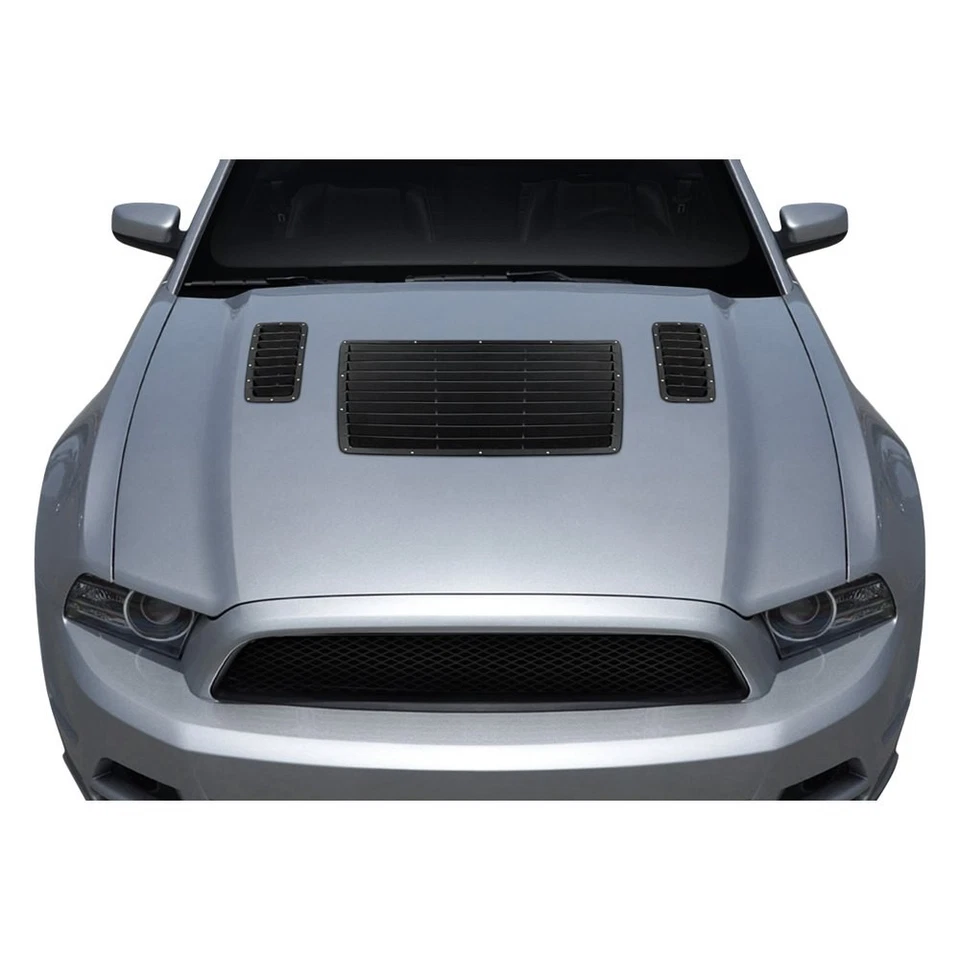 For Ford Mustang 2013-2014 Duraflex GT1 Style Fiberglass Hood Vents Unpainted Foto 4 de 4