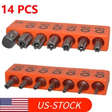 Hex Star Screwdriver Magnetic Torx Bit Set 14 PCS Tri-Wing  Tamper-Proof Tools