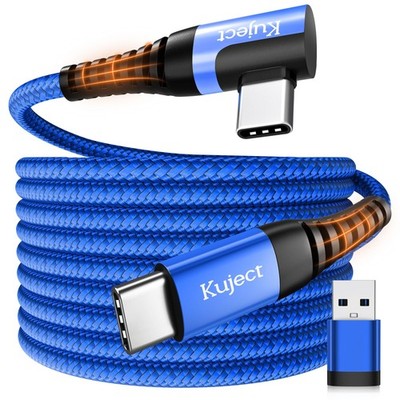 Kuject Link Cable 20FT Compatible for Quest 3S/3, Quest 2/Pro, Pico 4, Nylon ...