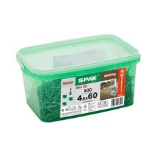 SPAX WIROX C4 T-STAR DECKING SCREWS  4.5mm x 60mm (TUB OF 500)