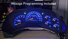 ✅ 2003-2006 Silverado Sierra Tahoe Yukon Cluster Blue LEDs + Mileage Programming