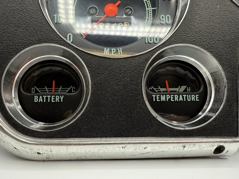 MINT 1967-72 Chevrolet C10 C20 Blazer Pickup Truck OEM GM Gauge Cluster + Bezel - Изображение 2 из 4