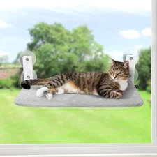 Cat Window Hammock Perch Cordless Perches Window Sill Seat Bed Foldable Stabl...