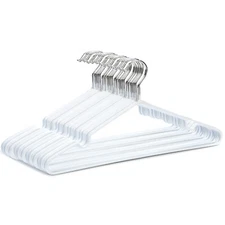 Wire Coat Hangers 16" Strong Heavy Duty Stainless Steel Metal Clothes Hangers 